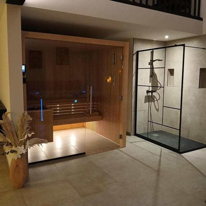 Station pour 2 personnes, avec vue et sauna à Jurbise - 3