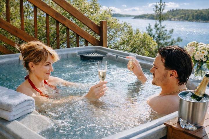 Gîte pour 2 personnes, avec terrasse ainsi que jardin et jacuzzi dans Oslo Municipalité - 4