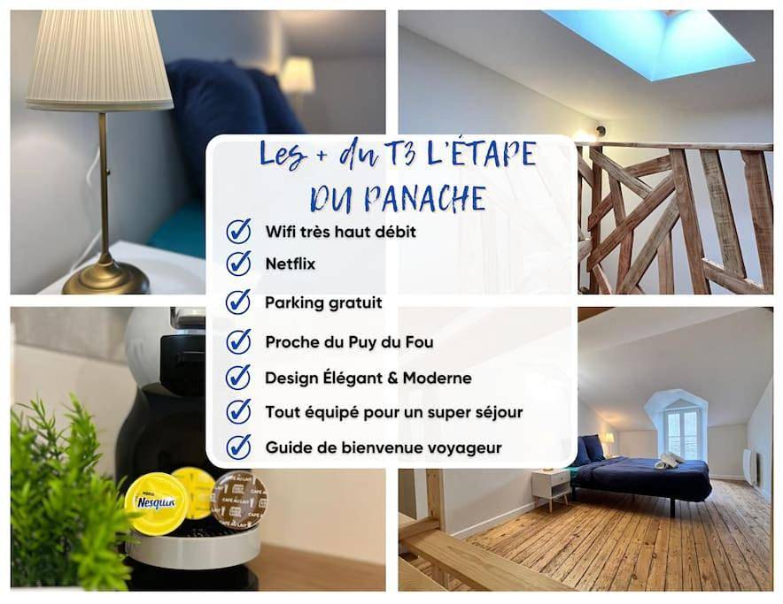 Puy dufou 15 min T3 L'étape du Panache in La Pommeraie-sur-Sèvre, Fontenay-le-Comte