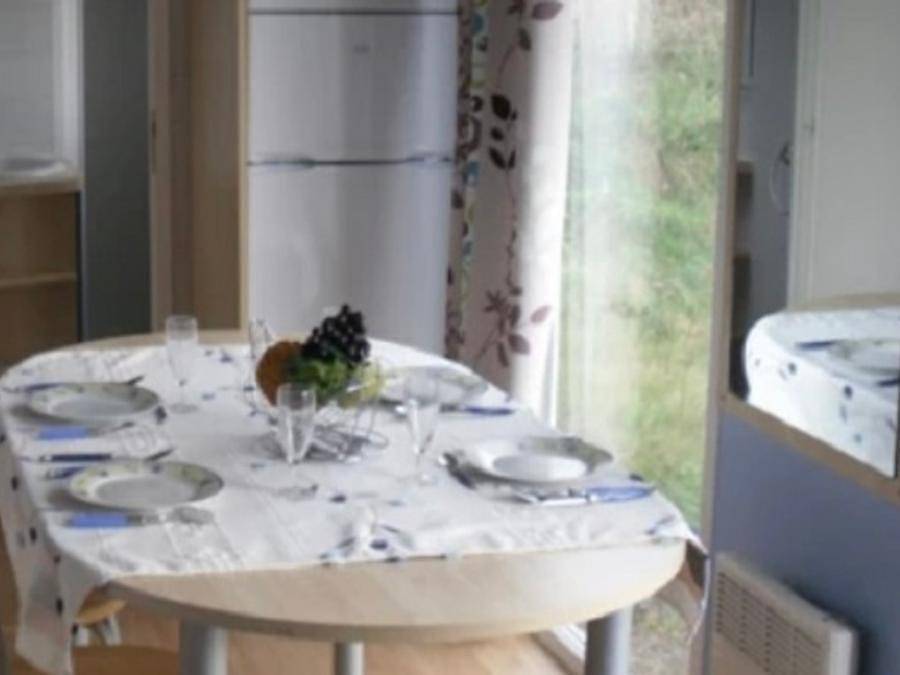 Camping Paradis Aubeterre sur Dronne - Mobilhome 4 personas - Louisiana Flores in Charente