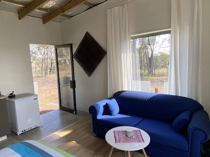 Blockhütte für 4 Personen, mit Balkon und Garten, mit Haustier - 1