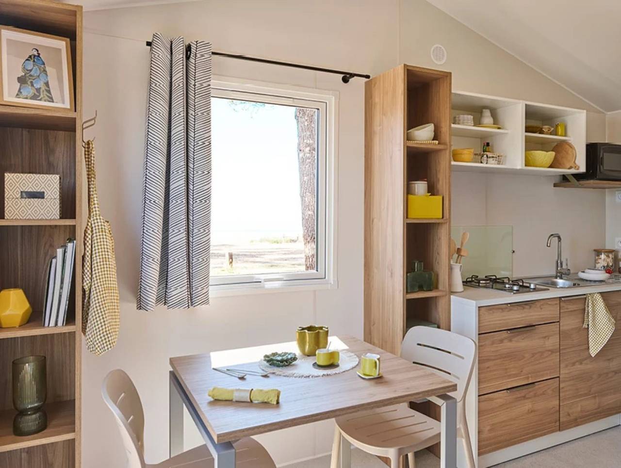 Zecamping 3* toboggans mobil-home Tv 16m2 2 pers in Quinéville, Cherbourg en omgeving