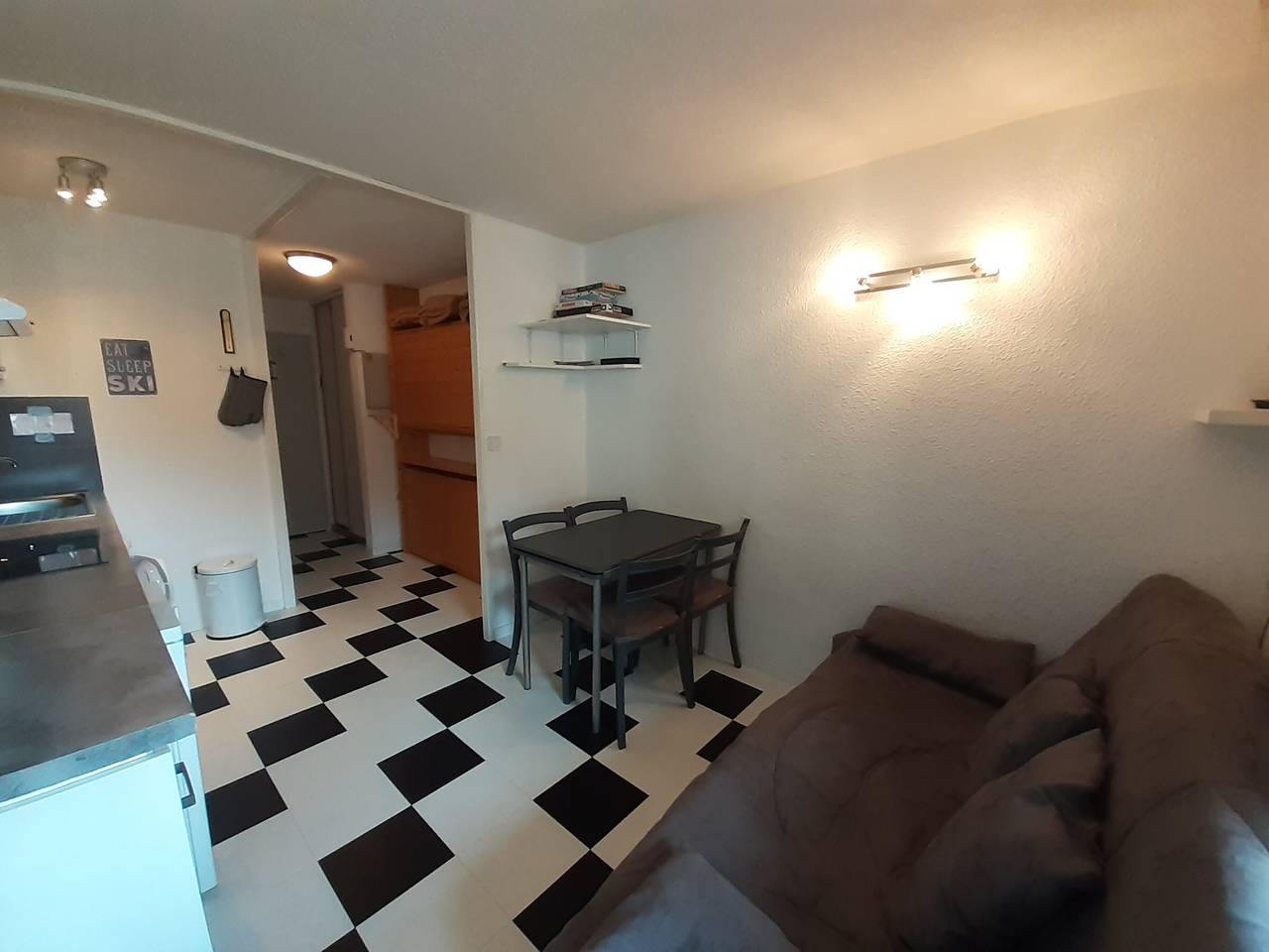 Estudio entero, Estudio acogedor cerca del telecabina en Valfréjus in Valfréjus, Modane