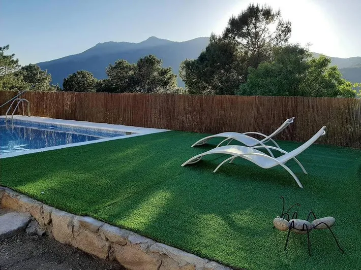 Maison de vacances pour 13 personnes, avec vue ainsi que jardin et piscine - 1