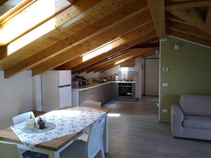 Ferienwohnung für 6 Personen, mit Ausblick und Balkon sowie Seeblick