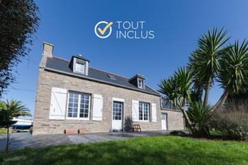 Gîte pour 4 personnes, avec terrasse et jardin à Landunvez