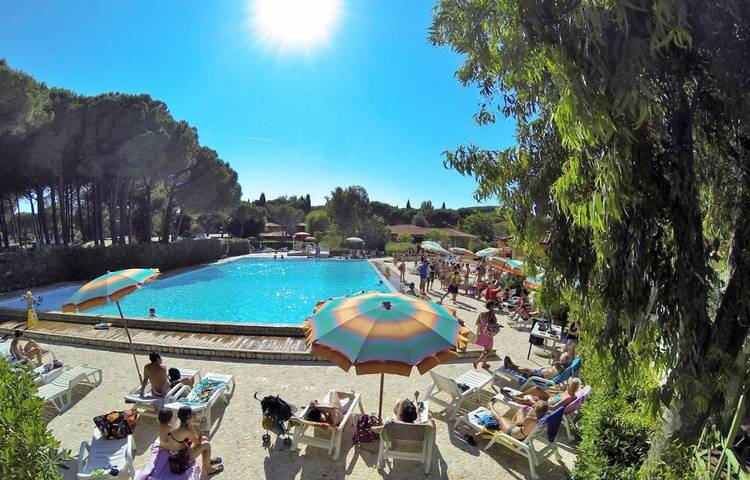 Camping für 6 Personen, mit Terrasse und Pool in Bibbona - 2
