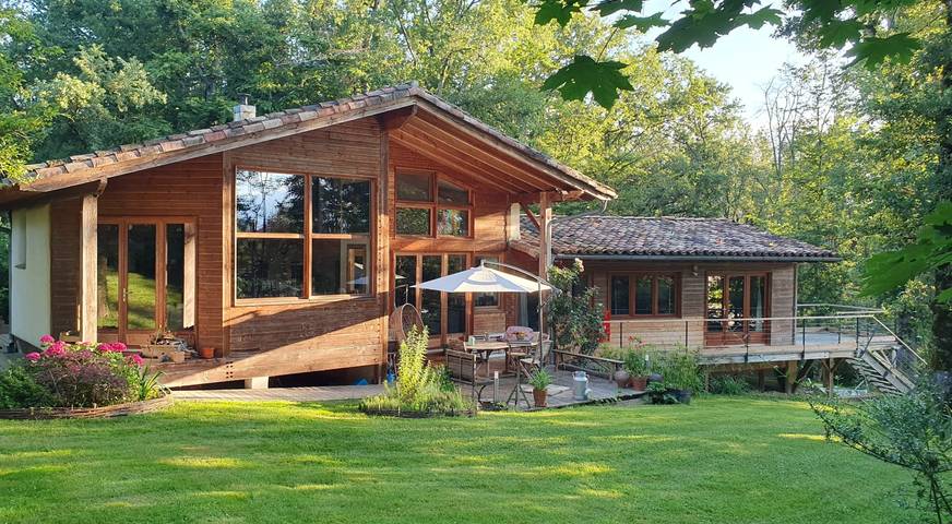 Gîte pour 4 personnes, avec jardin et balcon