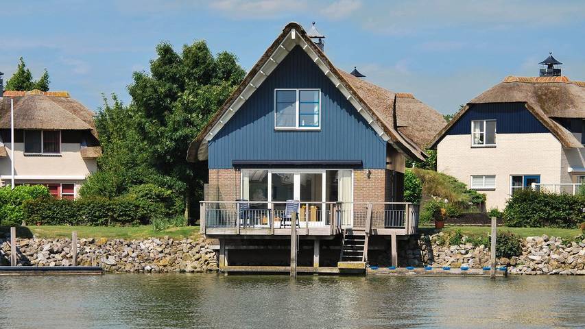Ferienhaus für 6 Personen, mit Garten und Terrasse sowie Sauna, mit Haustier in Makkum
