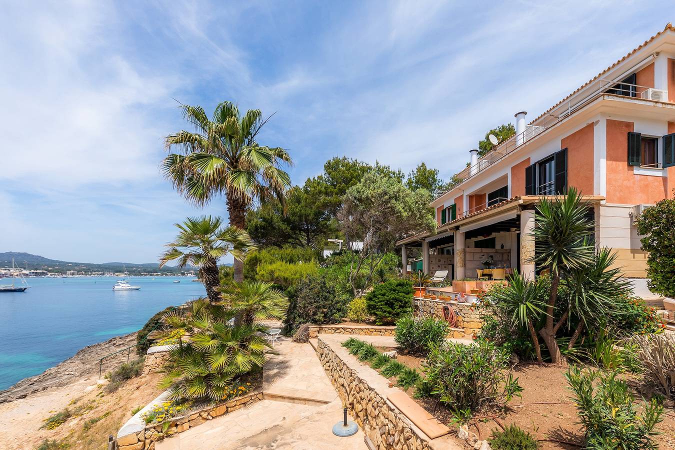 Ferienhaus Es Niu mit Meerblick, Garten und Wlan in Felanitx, Mallorca Süden