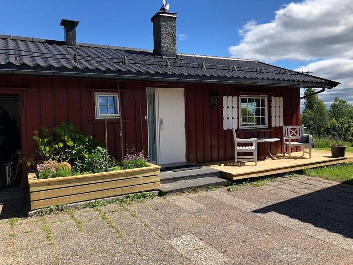 Ferienhaus für 4 Personen, mit Terrasse und Garten sowie Ausblick in Hamar