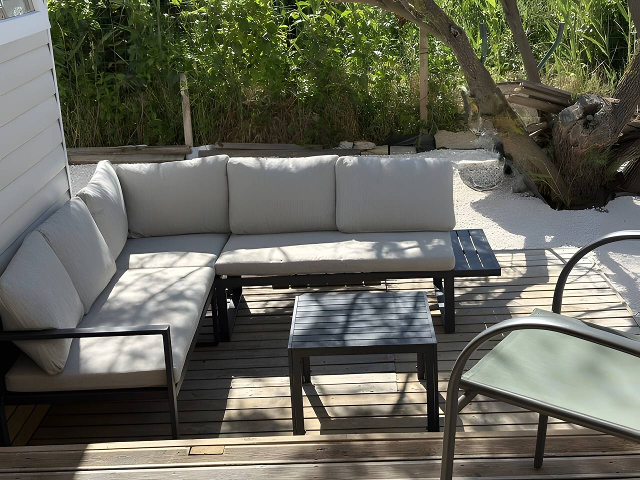 Mobilhome 'Les Dunes' met zeezicht, privéterras en airco in Agde, Middellandse Zeekust (Frankrijk)