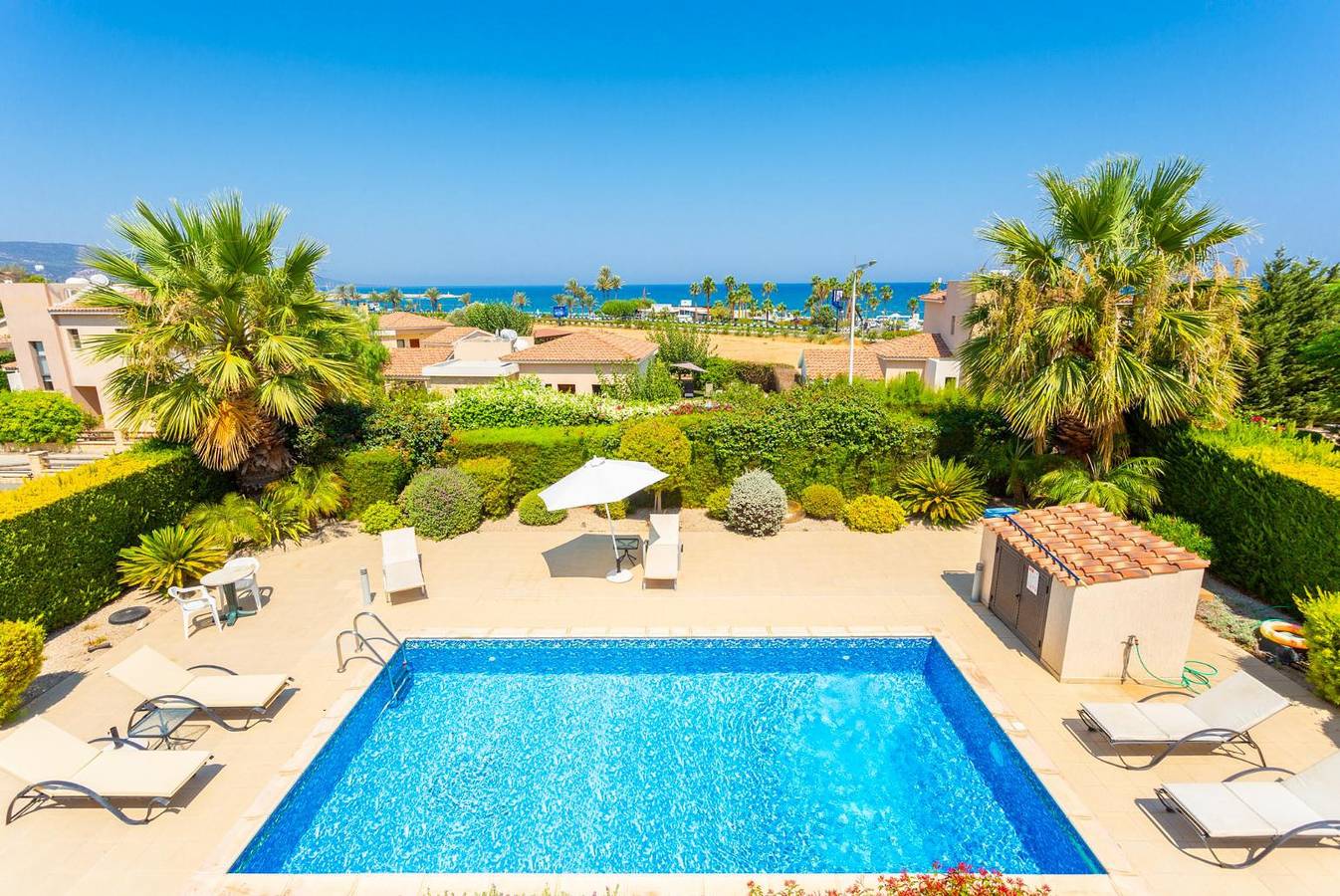 Villa for 6 personer med have in Polis Municipal Beach, Syd Cypern