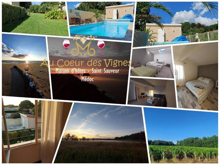 Gîte pour 5 personnes, avec piscine ainsi que jacuzzi et jardin à Saint-Sauveur (Aquitaine)