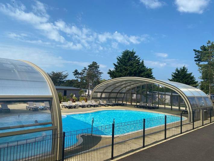 Parc de vacances pour 6 personnes, avec jardin et piscine, animaux acceptés en Normandie - 3
