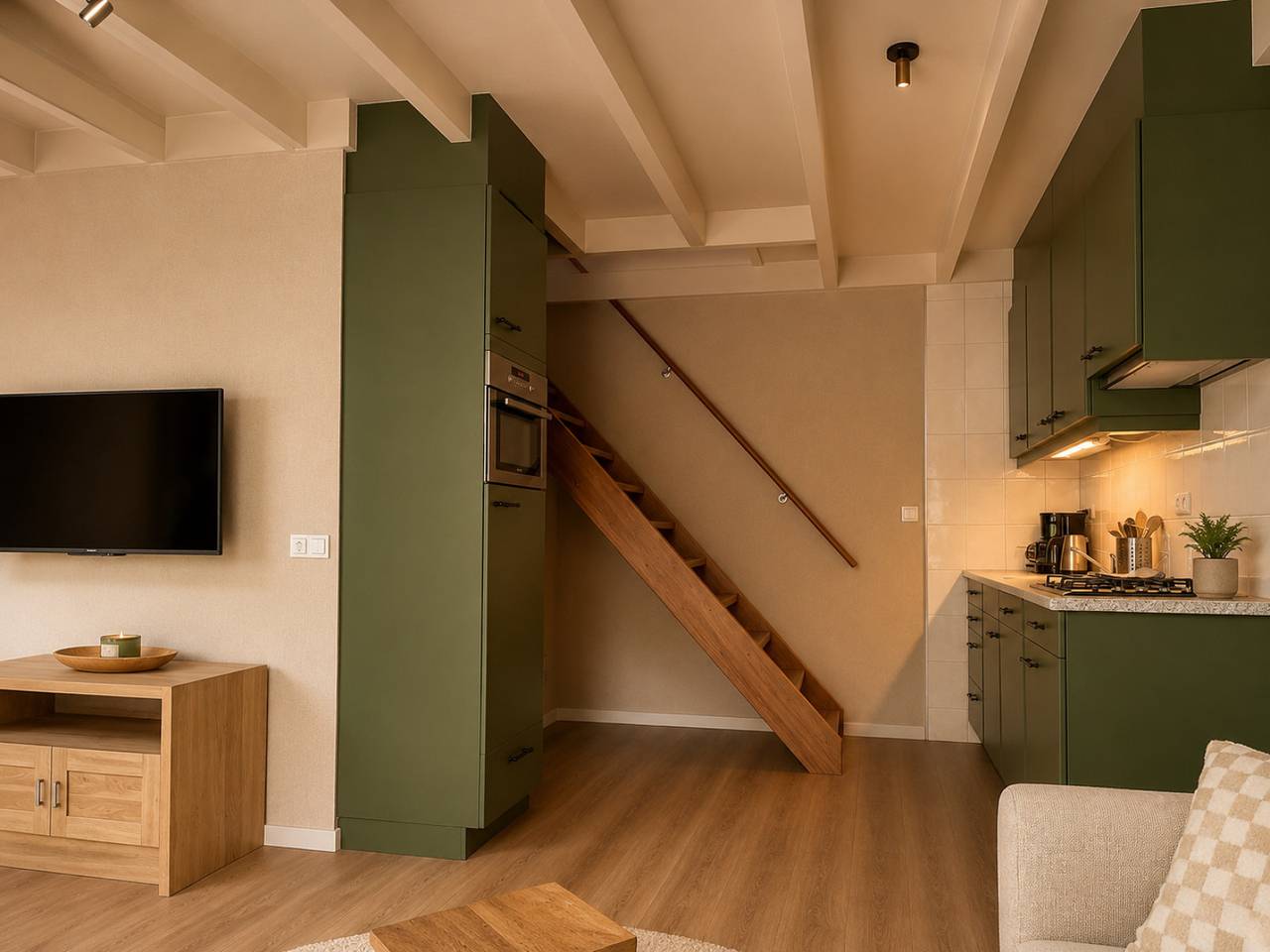 5 persoons appartement in een sfeervolle boerderij in Havelte in Regio Zwolle