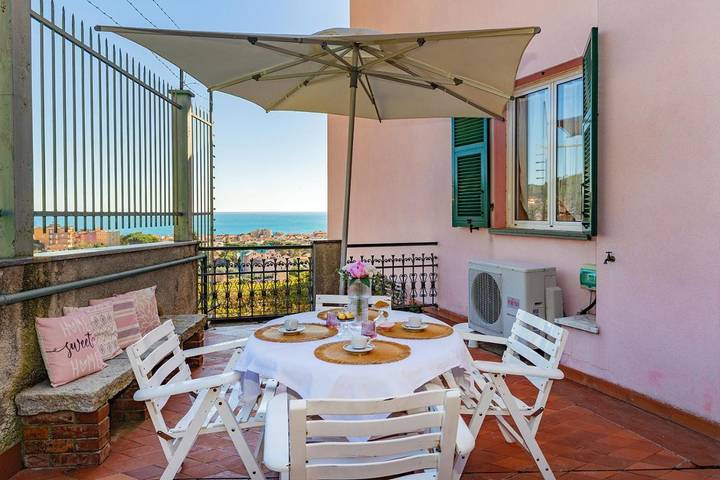Ferienwohnung für 4 Personen, mit Garten und Ausblick - 1