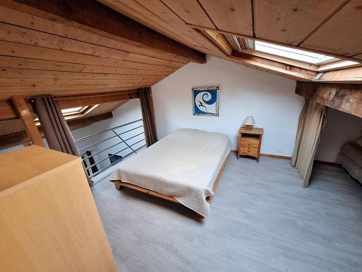 Appartement de vacances pour 3 personnes, avec jardin