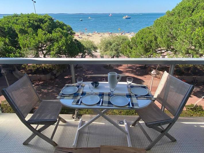 Gîte pour 6 personnes, avec Balcon dans Casino de la Plage (Arcachon)