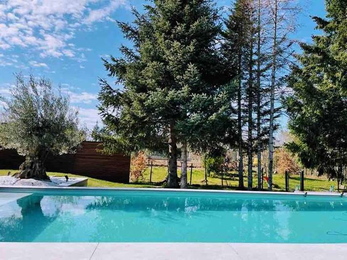 Location de vacances pour 11 personnes, avec Terrasse ainsi que Jardin et Piscine à Saint-Sulpice-la-Pointe - 2