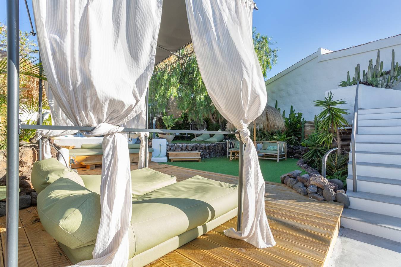 Maison de vacances 'Oceania' avec vue sur la mer, Wi-Fi et climatisation in Chayofa, Arona