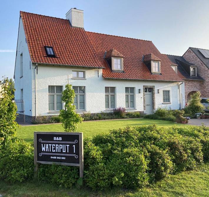 Chambre d’hôte pour 2 personnes, avec Terrasse ainsi que Jardin et Vue à Jabbeke