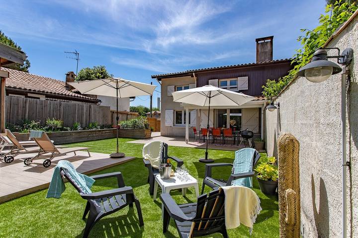 Location de vacances pour 6 personnes, avec Jardin dans Plage de Bélisaire