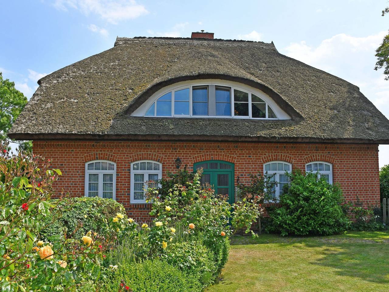 Ganze Ferienwohnung, Ferienwohnungen im Landhaus am Deich mit großem Garten in Middelhagen, Mönchgut