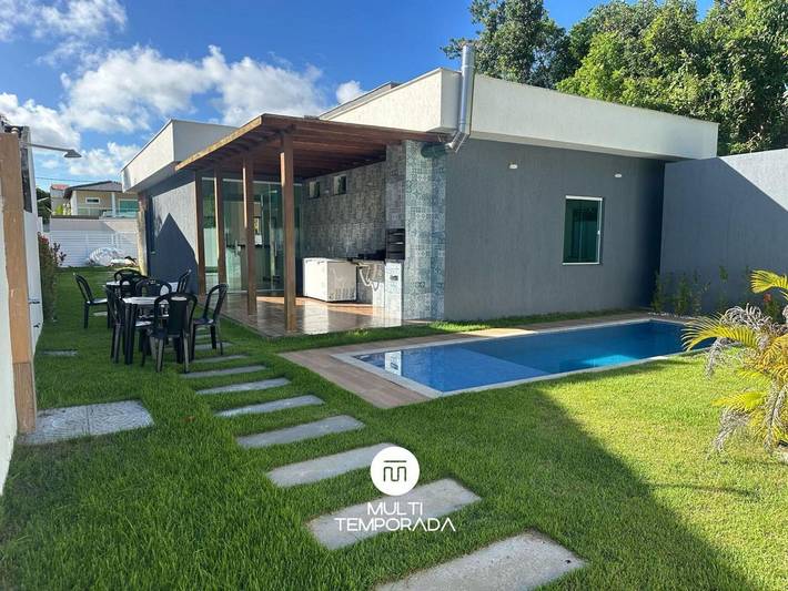 Casas e apartamentos de temporada para 10 pessoas, com jardim em Camaçari