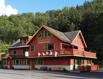 Gîte pour 2 personnes, avec terrasse dans Eidfjord
