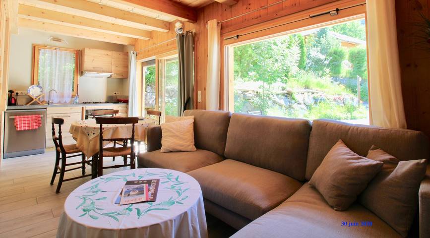 Chalet "Charmant Petit Individuel" mit privater Terrasse und Wlan in Briançon, Serre Chevalier
