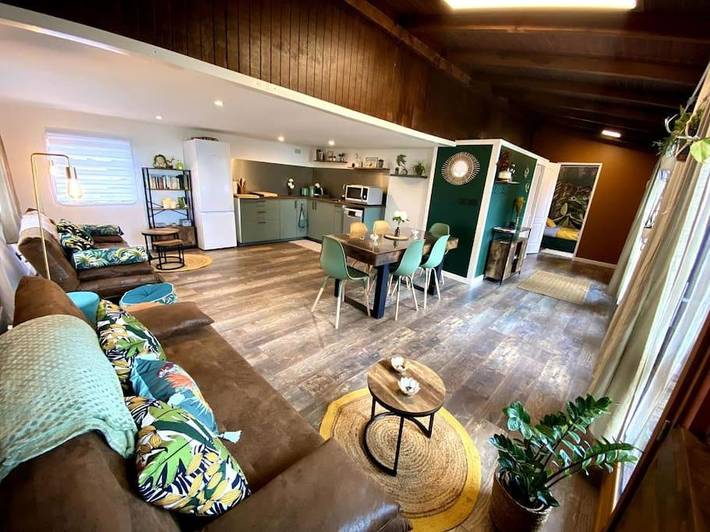 Chalet pour 6 personnes, avec vue et jardin