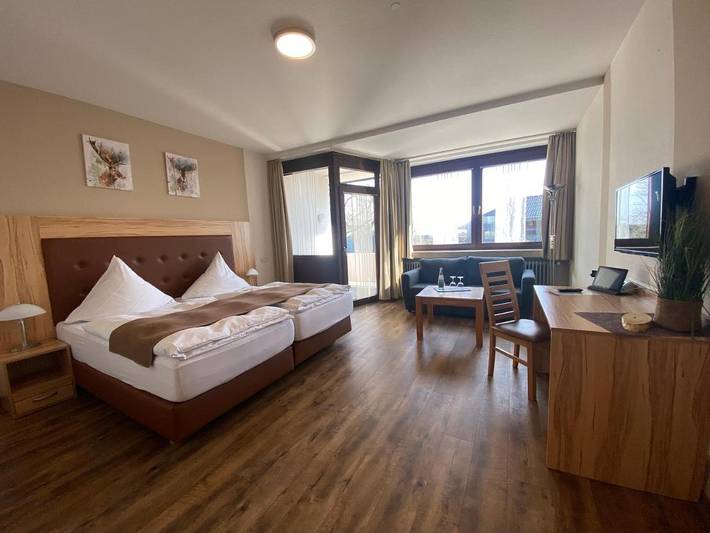 Hôtel pour 2 personnes, avec jacuzzi ainsi que sauna et balcon dans Schmidt