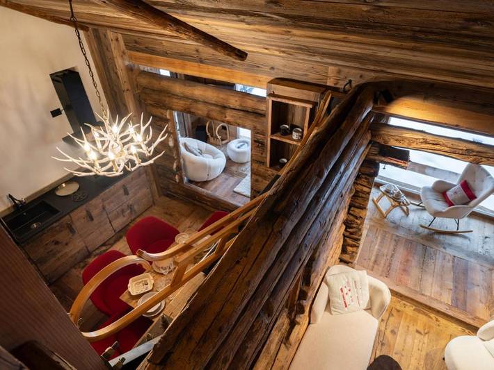Gîte pour 6 personnes, avec Balcon ainsi que Terrasse et Vue dans Antagnod - 3