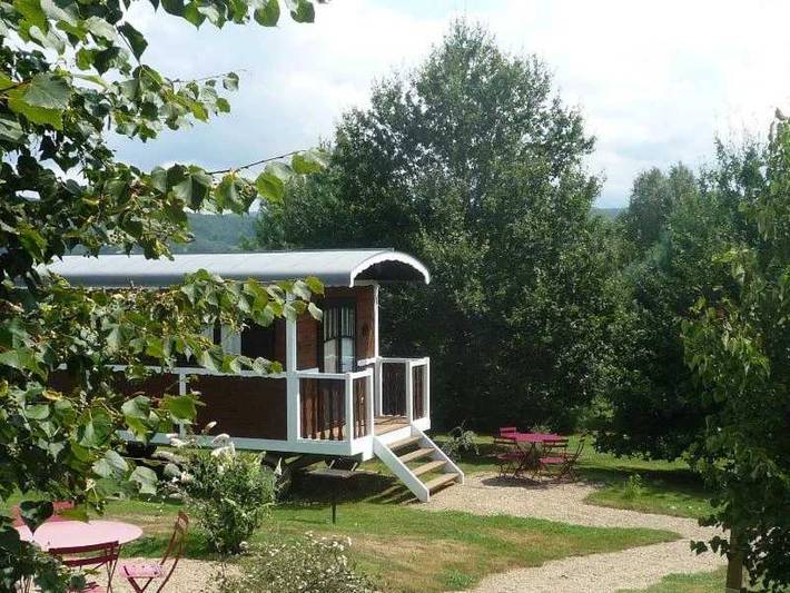 Camping pour 4 personnes, avec sauna dans l' Aube