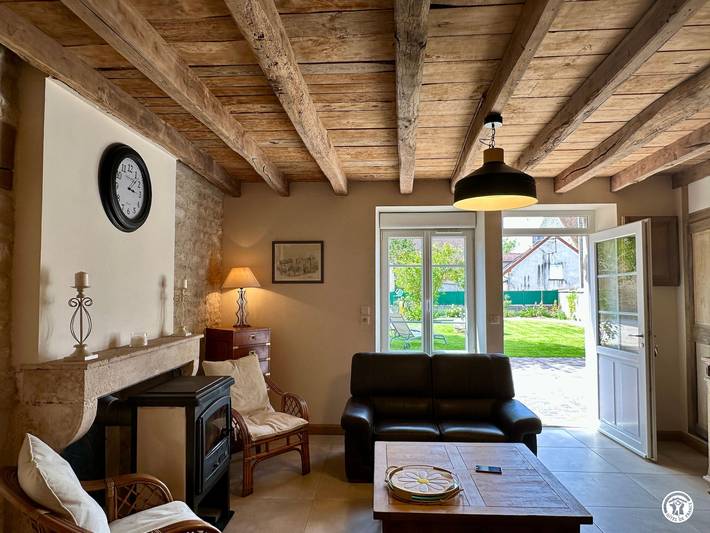 Authentisches Ferienhaus in Leuglay - 5 Personen, umzäunter Garten in Leuglay, Montbard und Umgebung