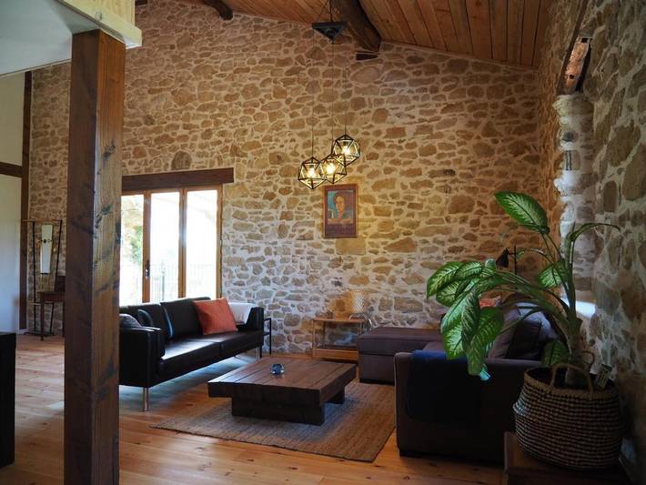 Maison de vacances pour 6 personnes, avec piscine ainsi que jardin et vue, animaux acceptés - 1