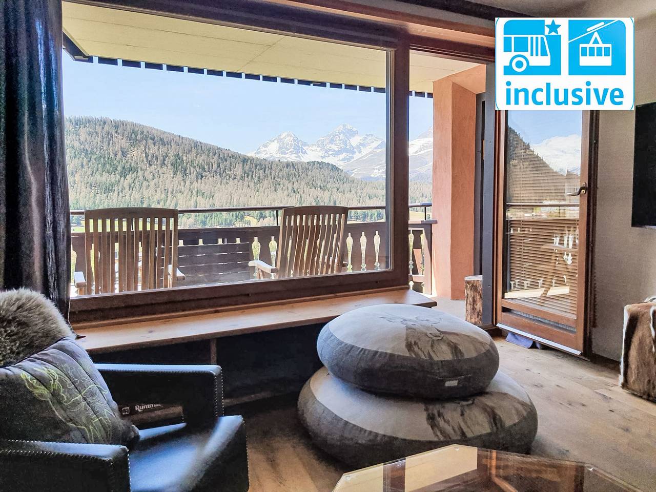 Ganze Wohnung, Chesa Furtüna in Pontresina, Sankt Moritz
