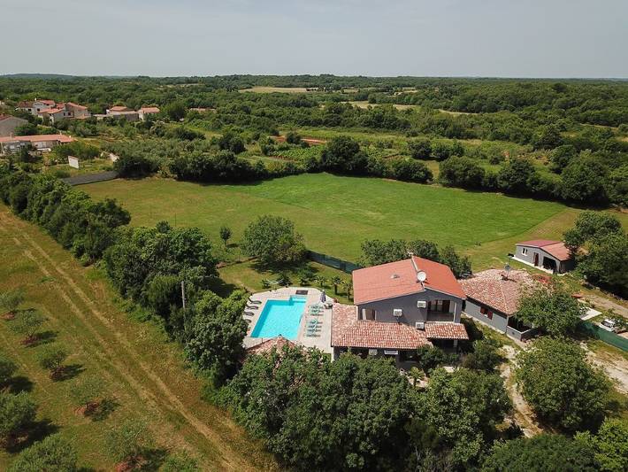 Villa Histra in Valtura, Südküste Istrien
