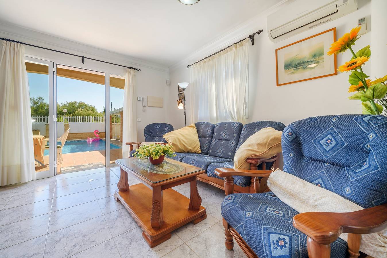 Ferienhaus Estrella de mar azul mit Pool, Klimaanlage, Wlan, Garten, Terrasse und Balkon in Port d'Alcúdia, Alcúdia