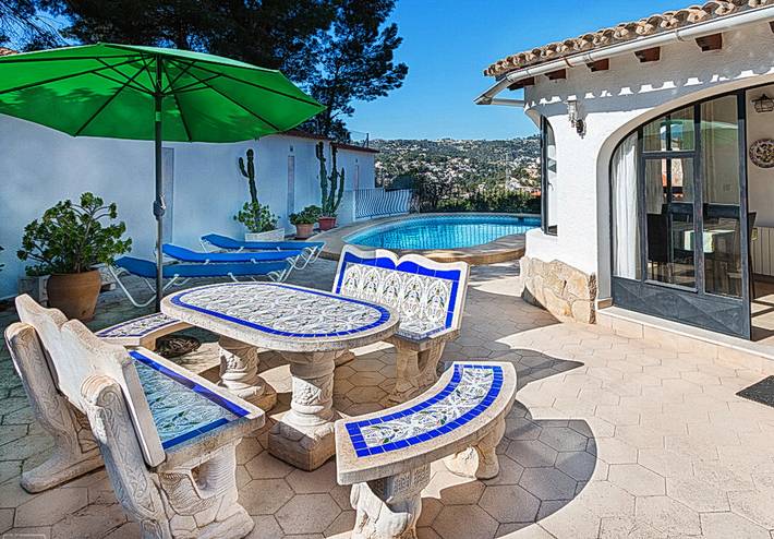 Casa rural para 4 personas, con jardín además de piscina y terraza en Benisa - 2