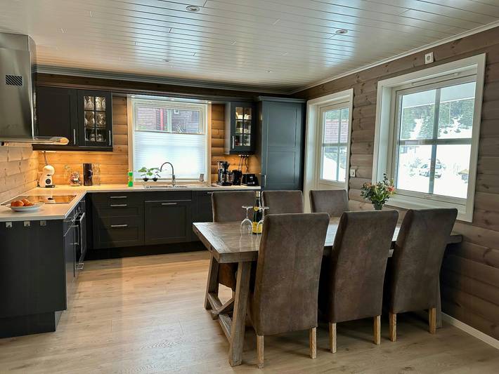 Ganze Wohnung, Helle Wohnung in der Ferienhaussiedlung Kvasshaugen in Stjørdal