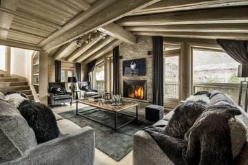 Chalet pour 10 personnes, avec sauna ainsi que terrasse et jardin à Val-d'Isère