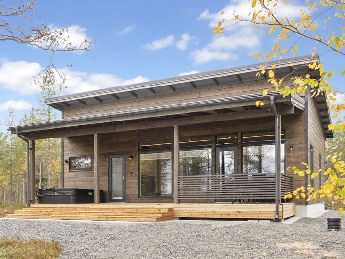 Villa korpi in Kaukuanjärvi, Lappland