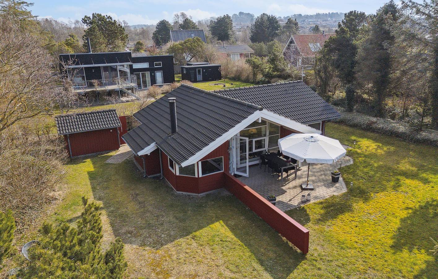 Feriehus for 6 personer med terrasse in Skødshoved, Knebel