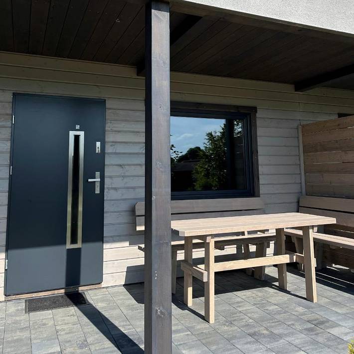 Bungalow für 5 Personen, mit Garten und Terrasse sowie Sauna und Ausblick in Mielno - 2