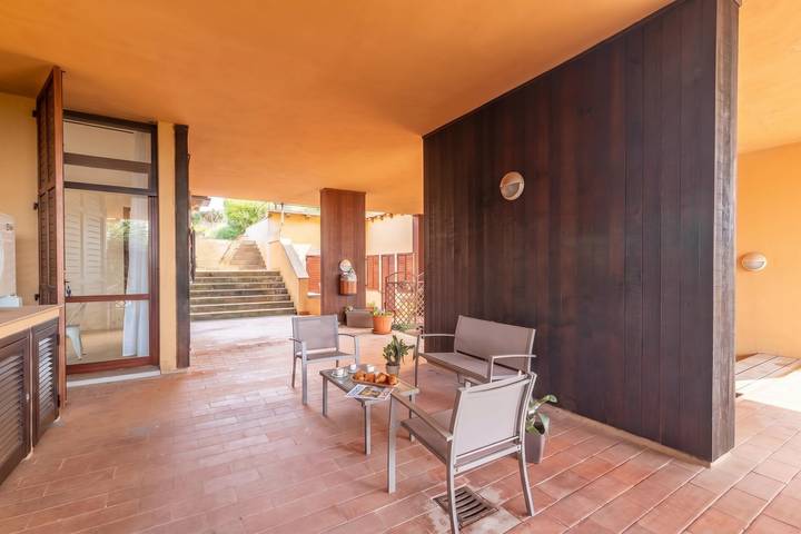 Ferienwohnung für 5 Personen, mit Meerblick und Terrasse