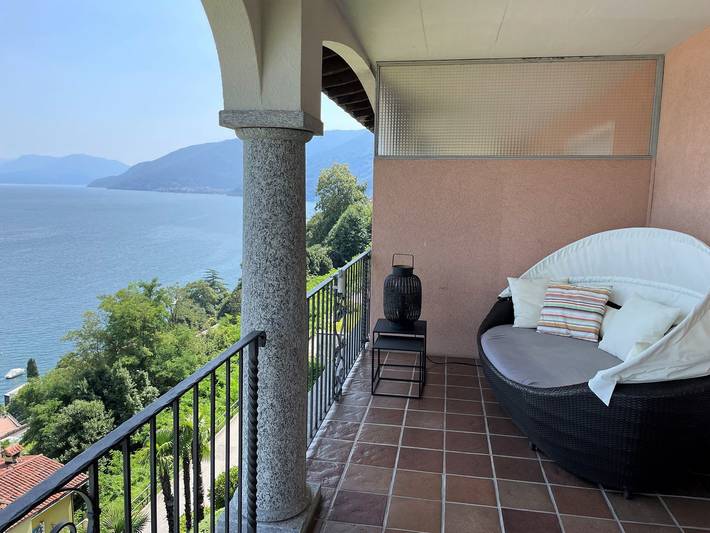 Ferienwohnung für 4 Personen, mit Seeblick und Balkon in Brissago - 2