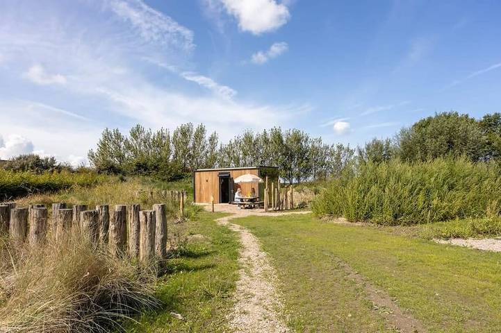 Blockhütte für 2 Personen, mit Pool und Garten