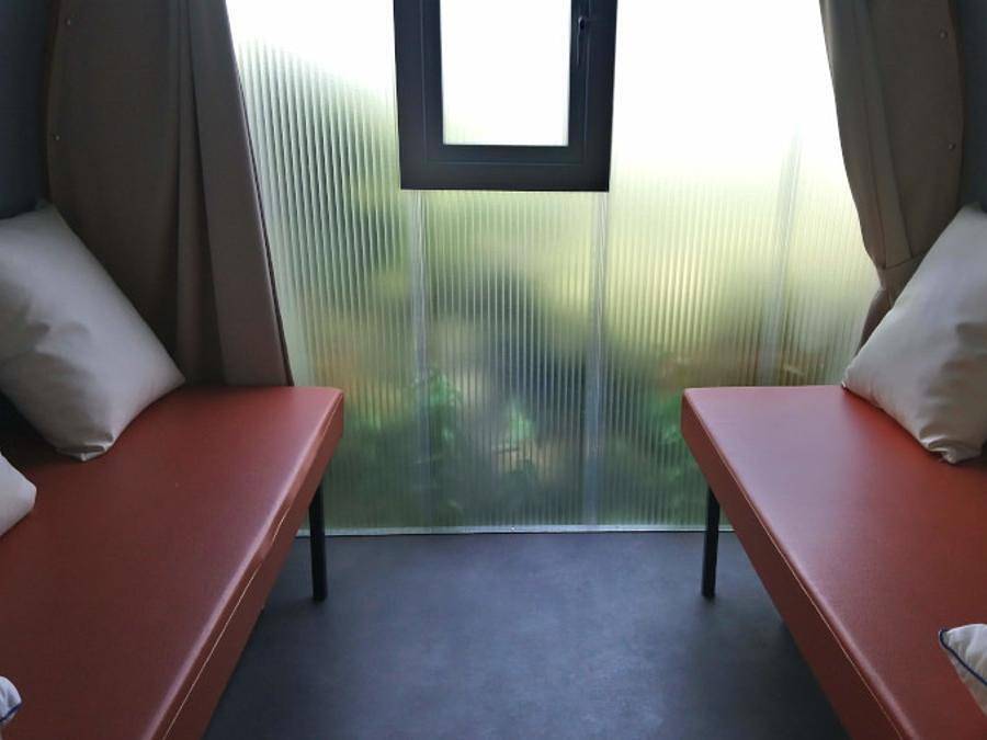 Camping Paradis Arada Parc - Bungalow 4 personen - Coco Nature , 2 Zimmer 4 Personen ohne Sanitäranlagen in Sonzay, Tours und Umgebung
